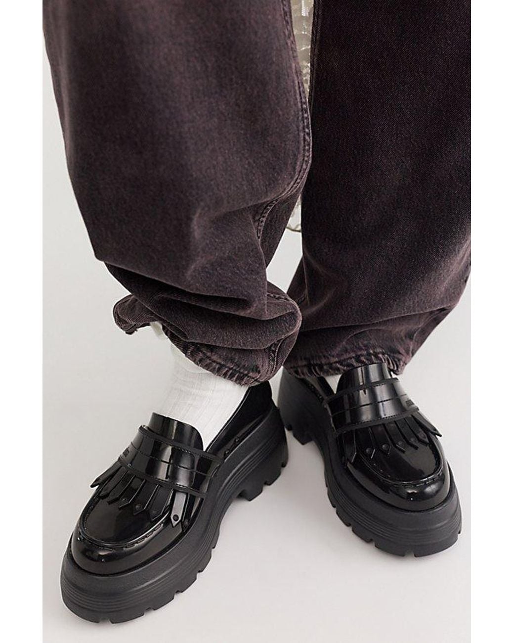 Melissa Black Royal Plus Jelly Platform Loafers
