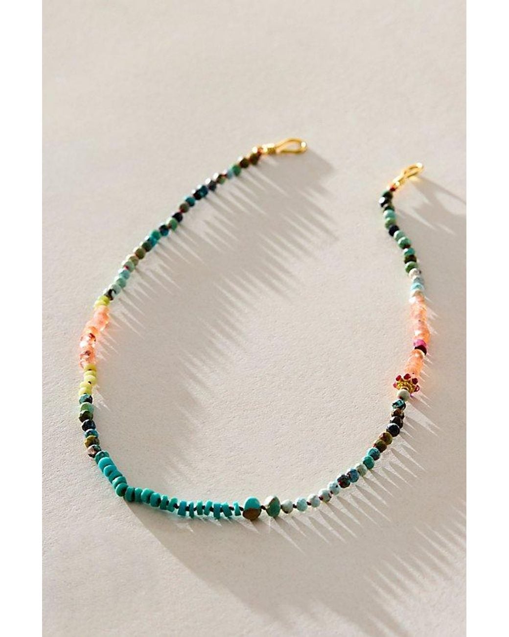 Meredith Waterstraat Brown Stone Necklace
