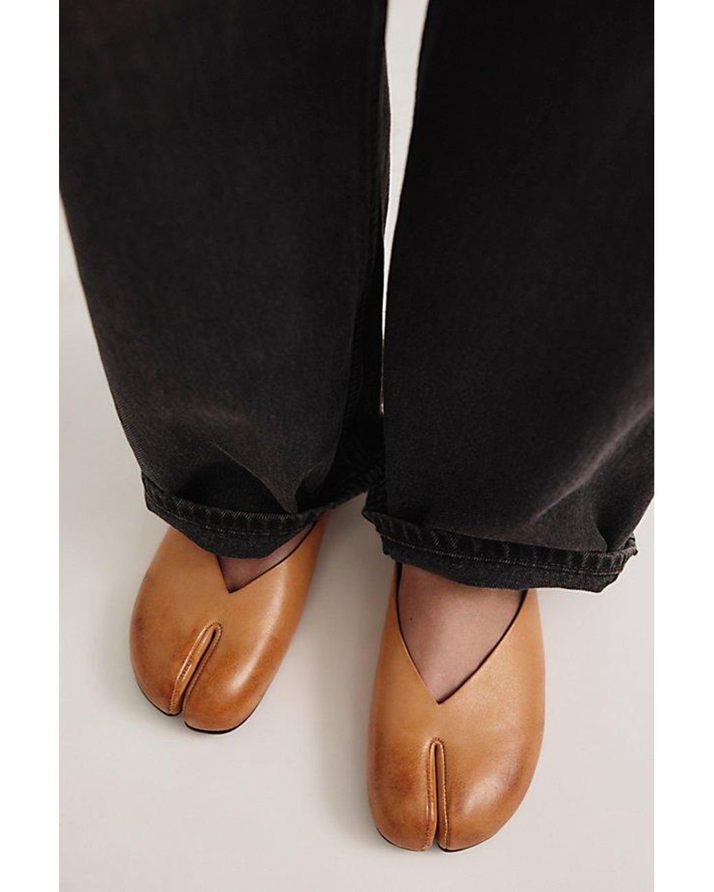 Jeffrey Campbell Black Lights Out Split-Toe Mules