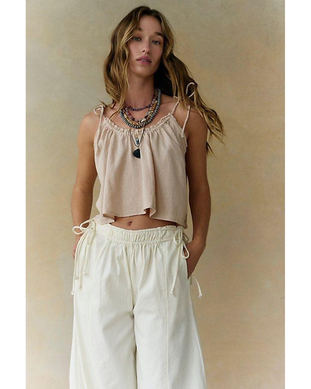 free-est Gray Sun Dazed Pants By