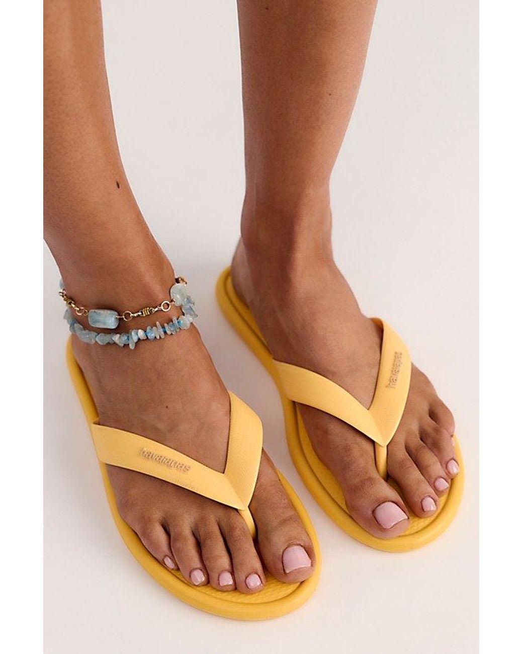 Havaianas Brown Puffed Up Flip Flops