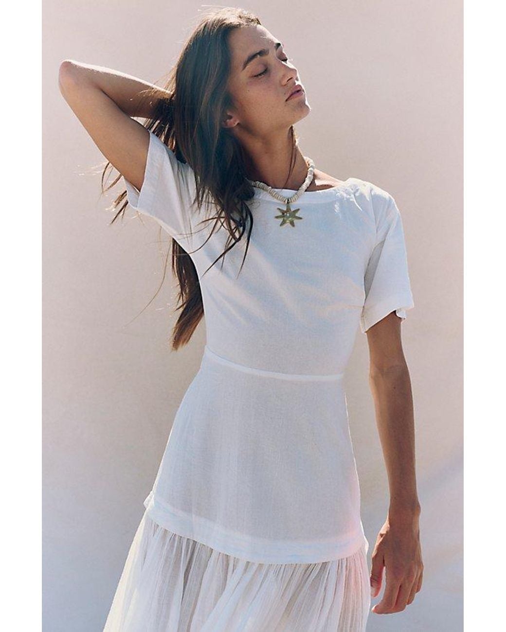 free-est White Marcella Midi Dress By