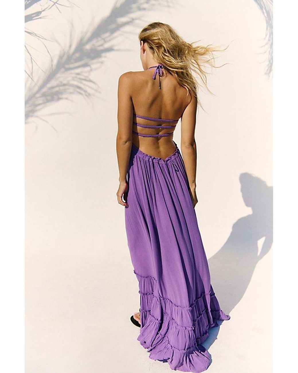 free-est Purple Extratropical Maxi Dress By