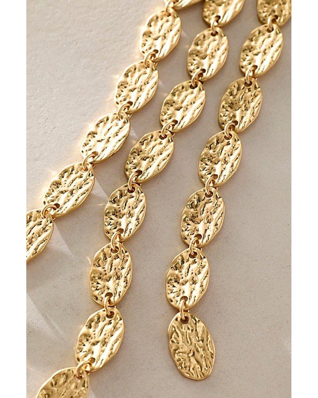 Free People Natural Zinnia Drop Necklace