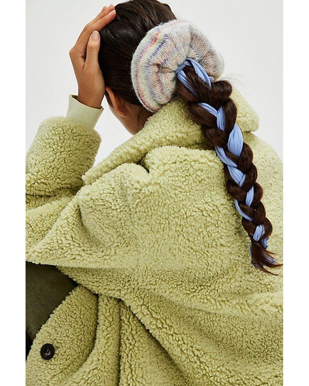 Free People Green Nina Jumbo Scrunchie