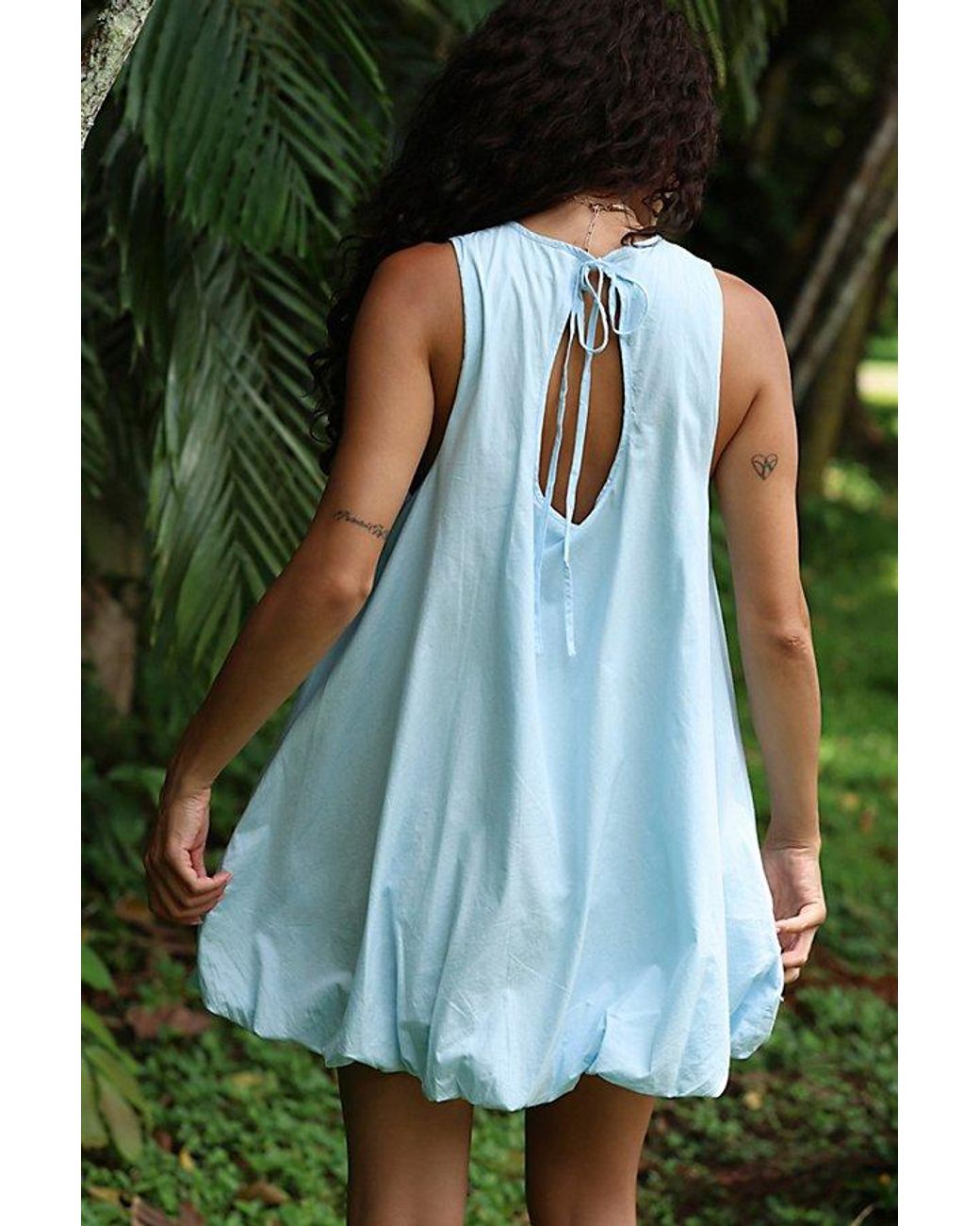 free-est White Struttin' Bubble Mini Dress By