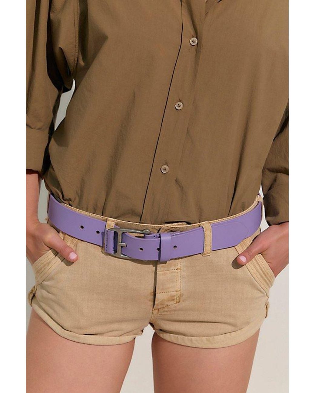 Free People Brown Carraway Leather Belt