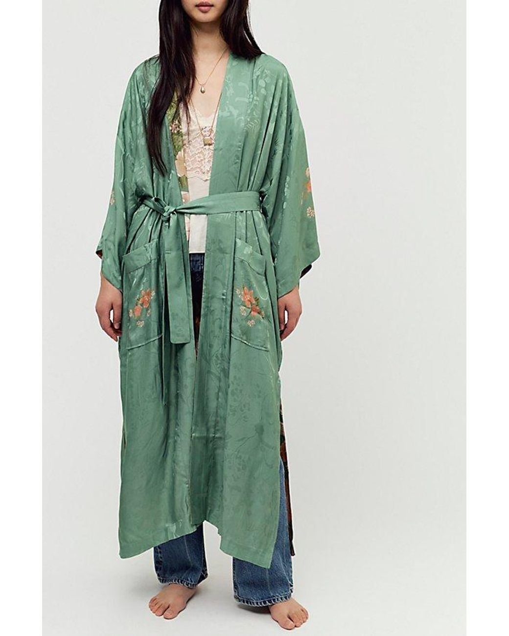 Spell Green Floridian Reversible Robe