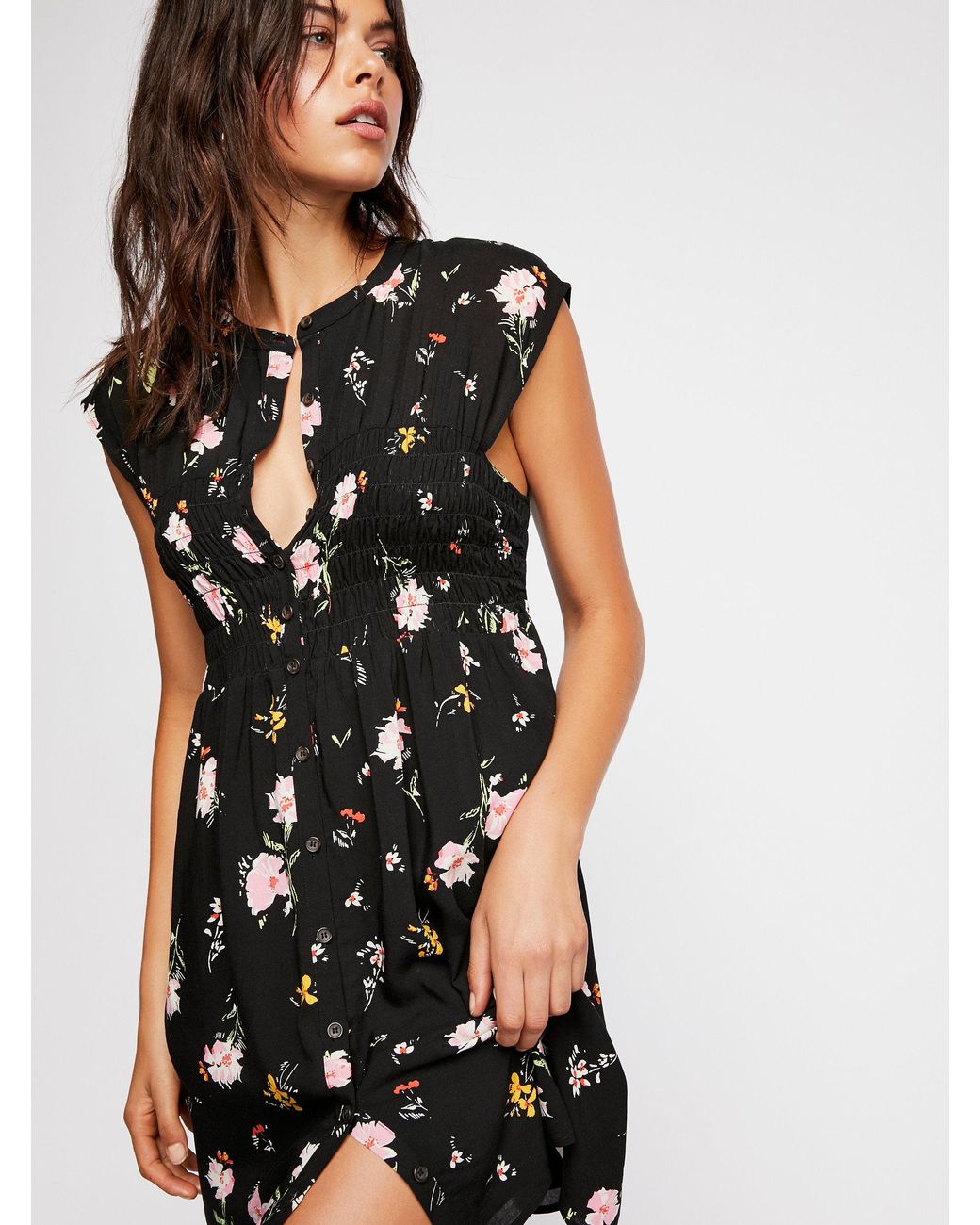 Smocked Mini Dress 