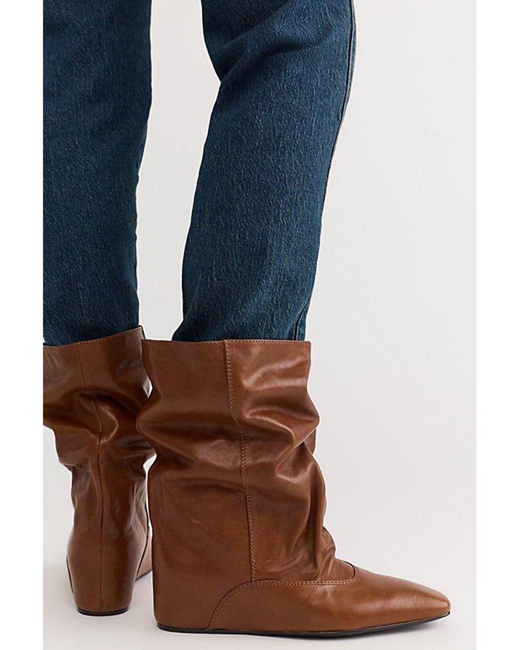 Paloma Barceló Blue Veronica Slouch Boots Shoe By