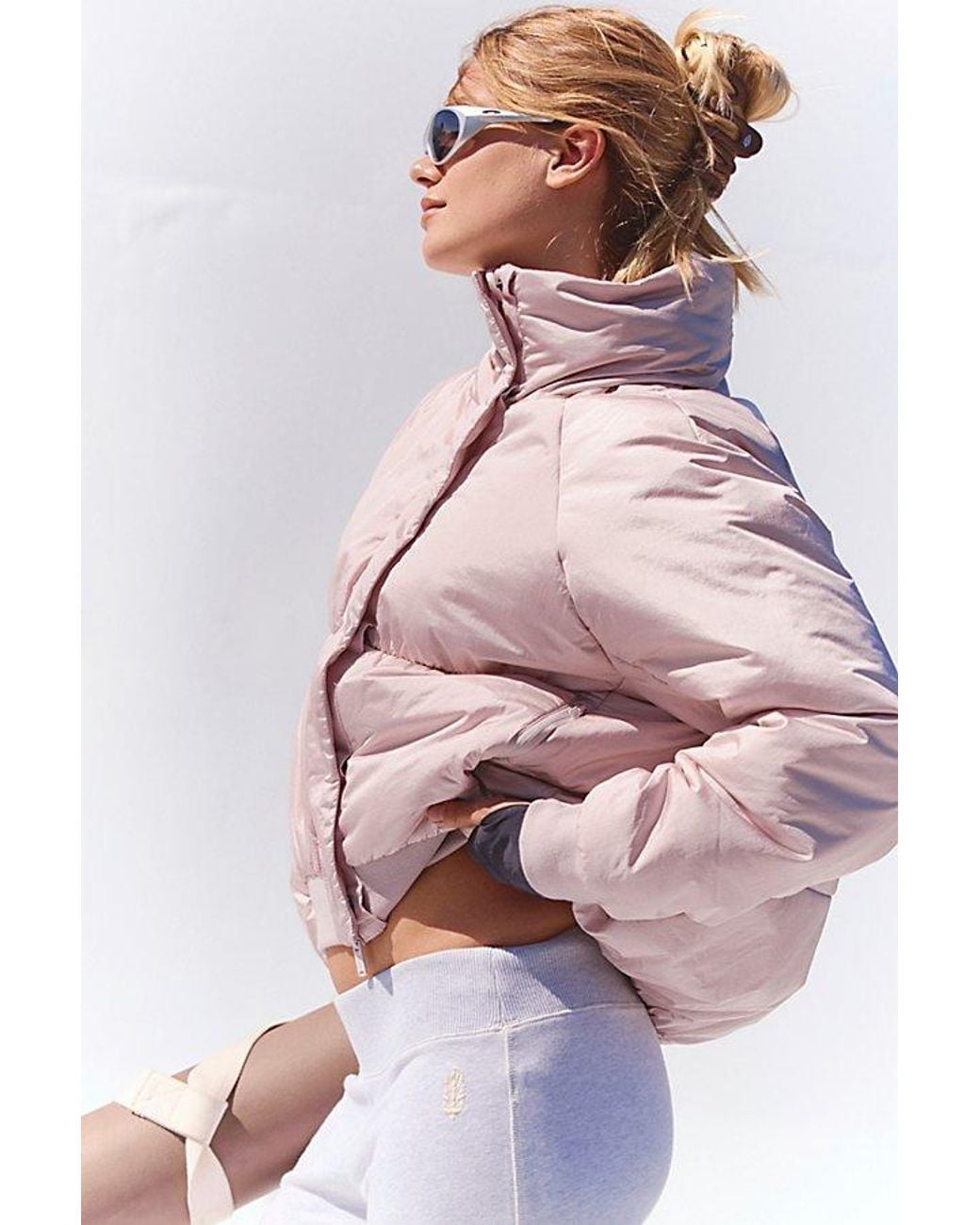 Fp Movement Pink Max Out Puffer Jacket
