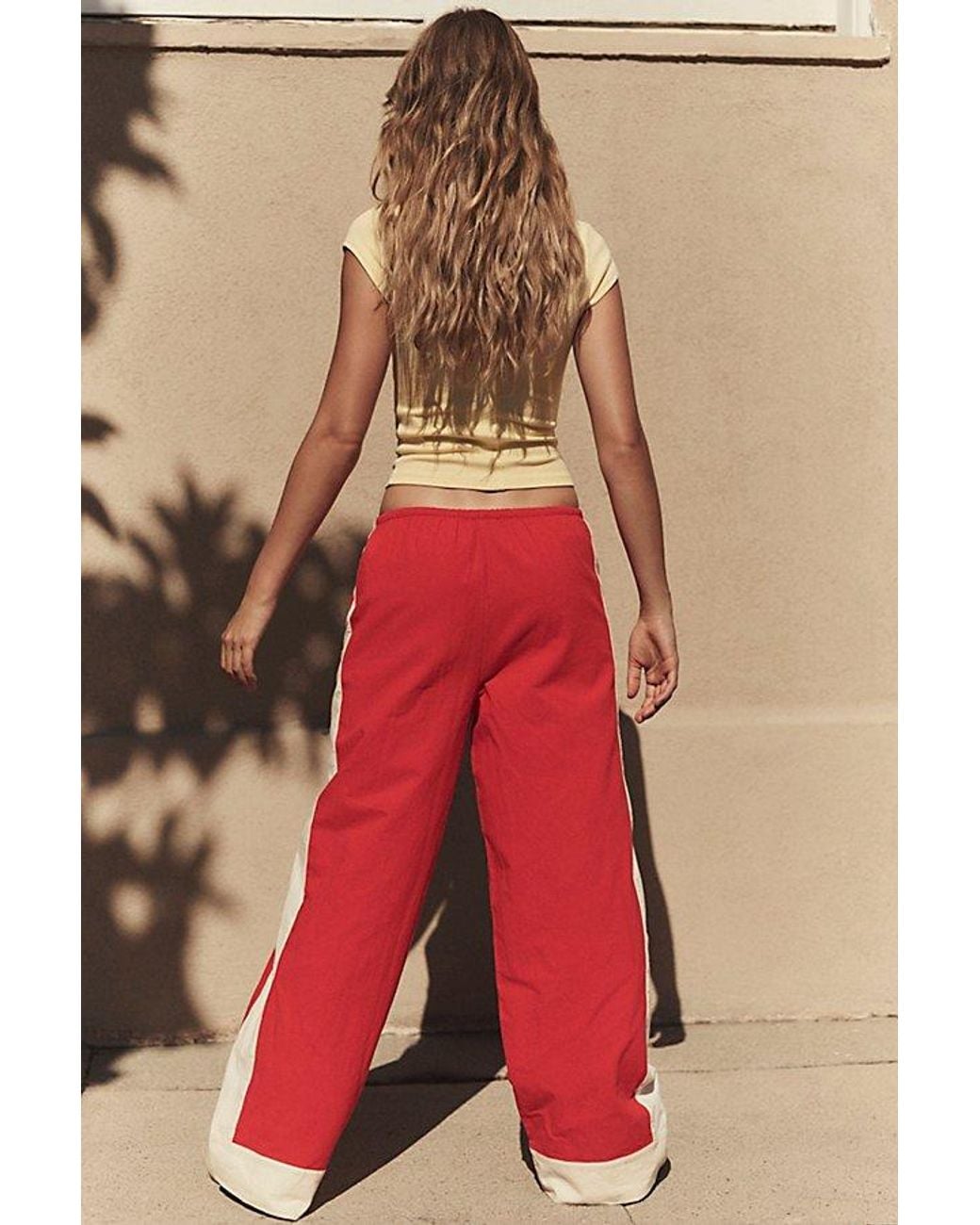 free-est Red Walk My Way Pants By