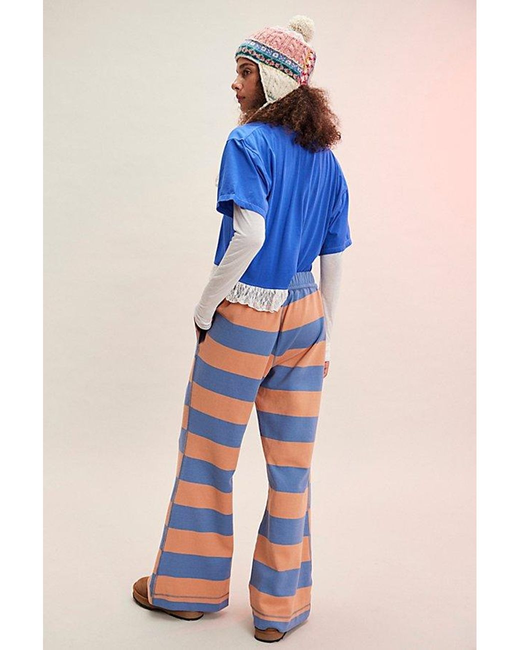 Free People ★ Intimately ★ You Wish Flare Pants FREE PEOPLE Intimately - You Wish Flare Pants in Navy