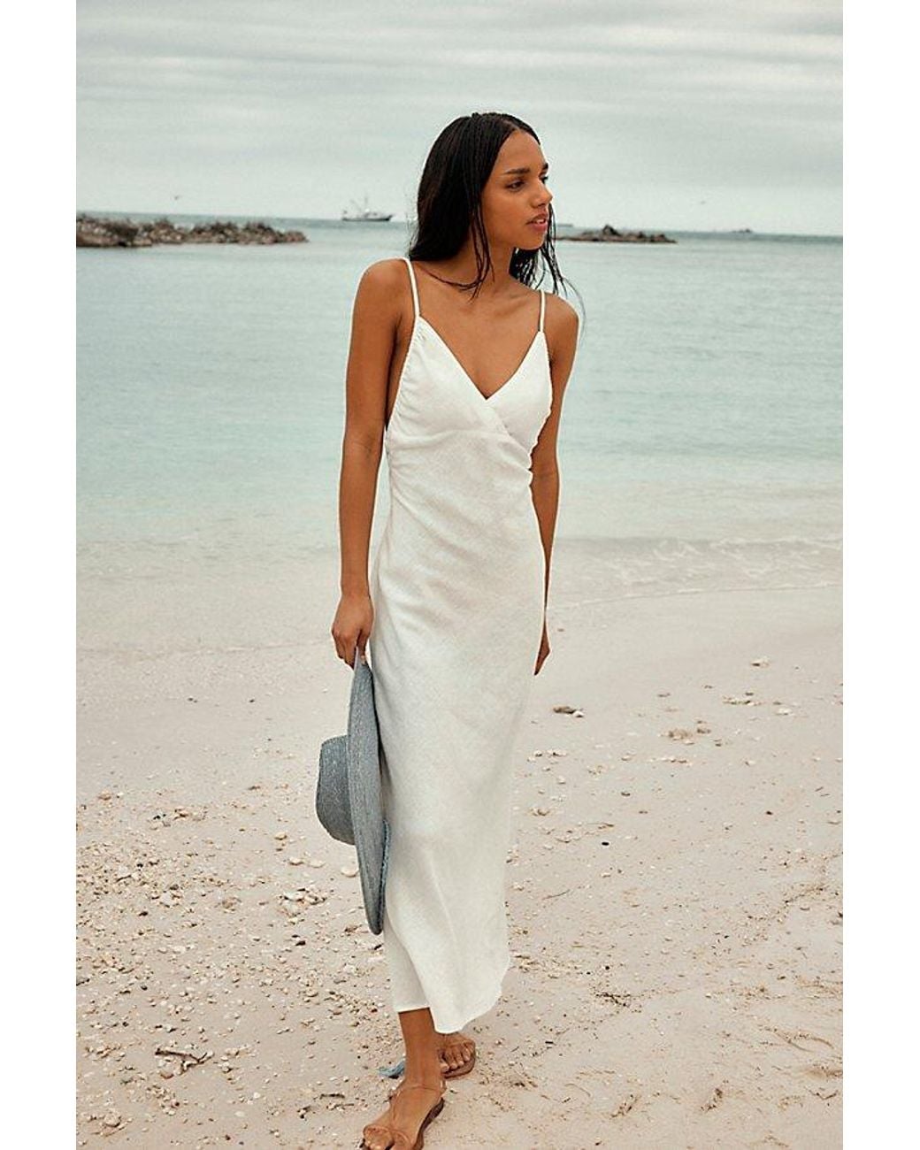 free people linen shift dress Breezy Linen Mini Dress
