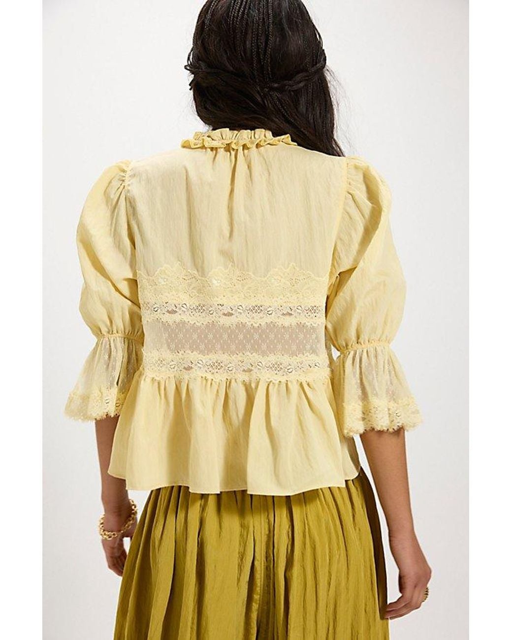 Intimately By Free People Metallic Forever Young Bed Jacket Top By