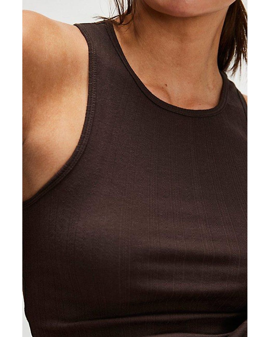 Intimately By Free People Black Fresh In Love Tank Top