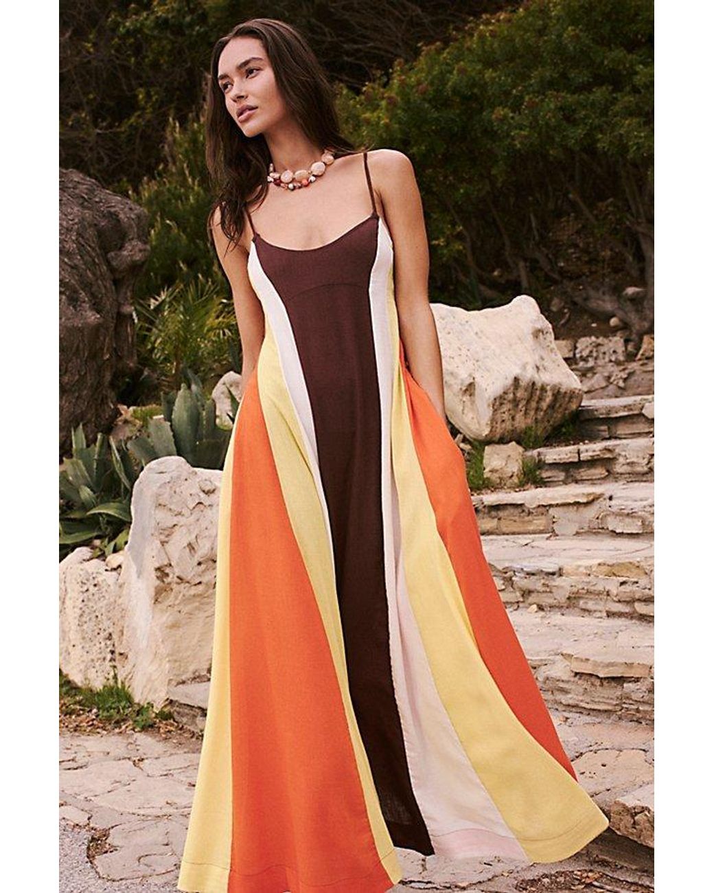 Free People ★ free-est ★ Color Harmony Maxi Dress Free People Color Harmony Maxi in Blue | Lyst