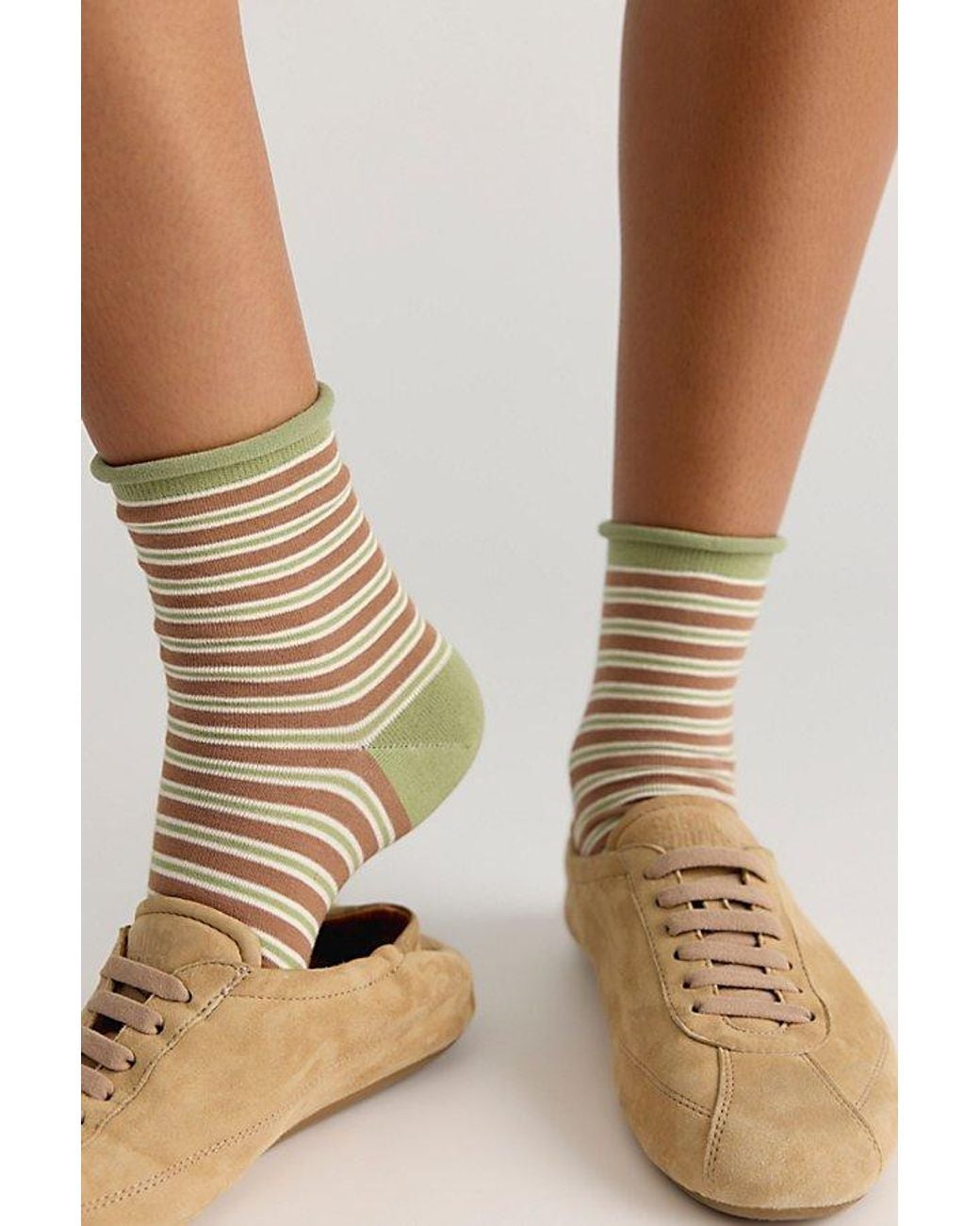 Free People Multicolor City Cool Stripe Trouser Socks