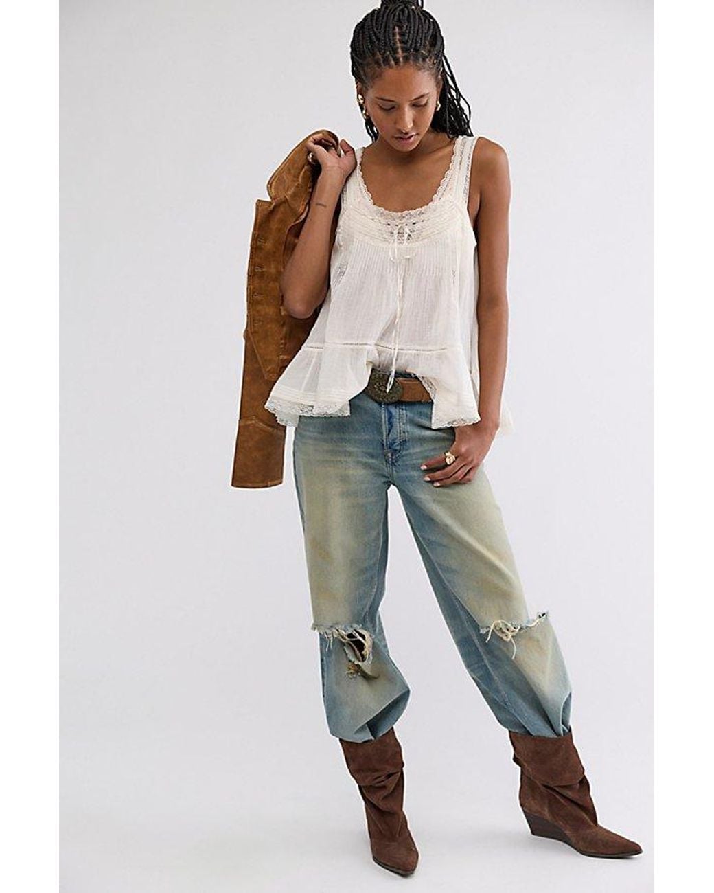 Free People Multicolor Ana Top