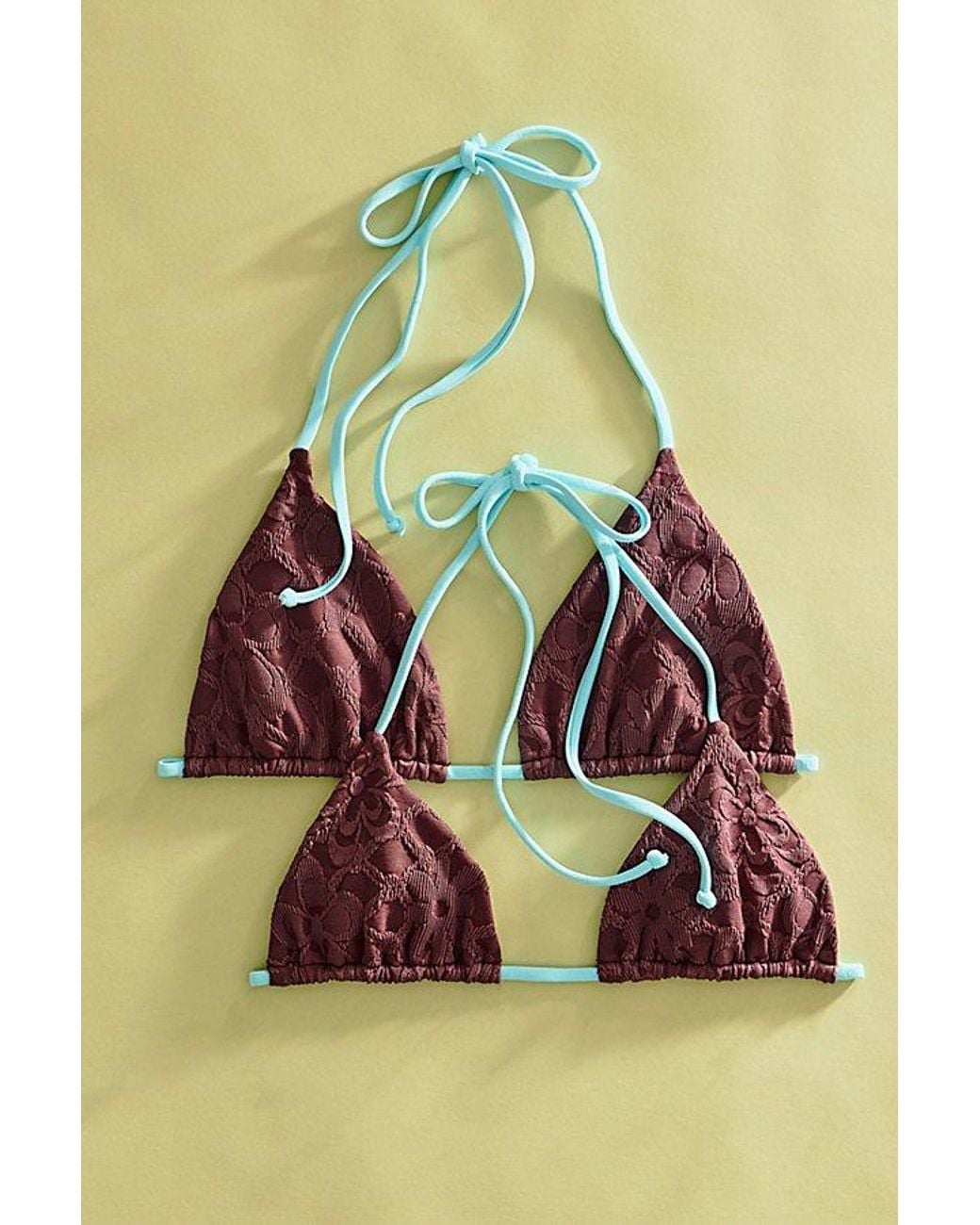 free-est Blue Michelle Bikini Top