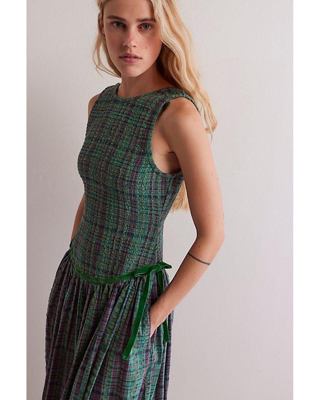 nightingale plaid midi dress Red Holiday Maxi with Bows – Christmas Party Outfit Back Tie Midi Length 42 Armpit To Hemline 100% Polyester For Model Size Specs Please Check Size Charts mariaelizabethxoxo on LTK