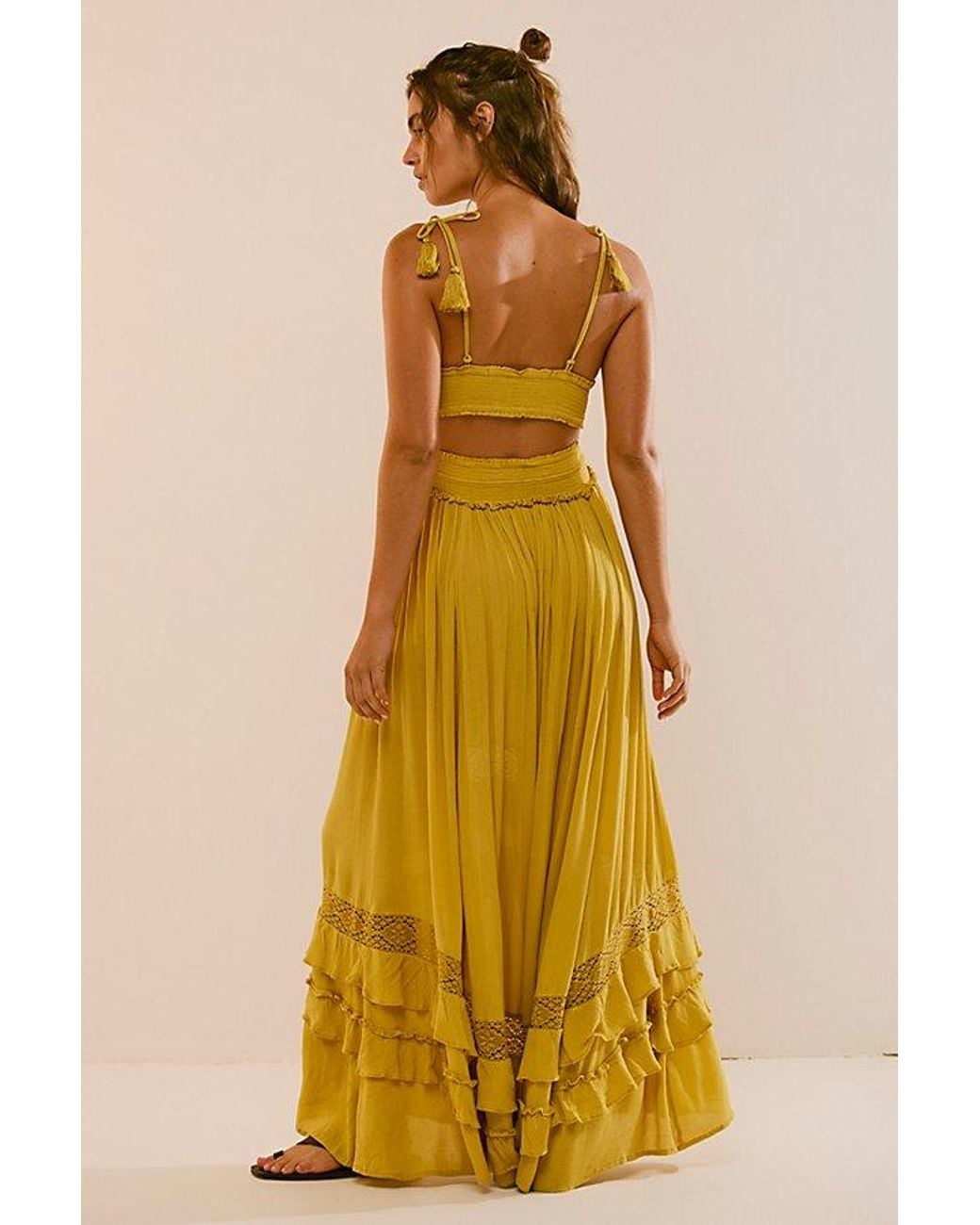 slim fit dress slacks Free People Midnight Kiss Mini Slip Dress Xs / Gold Combo main image 0