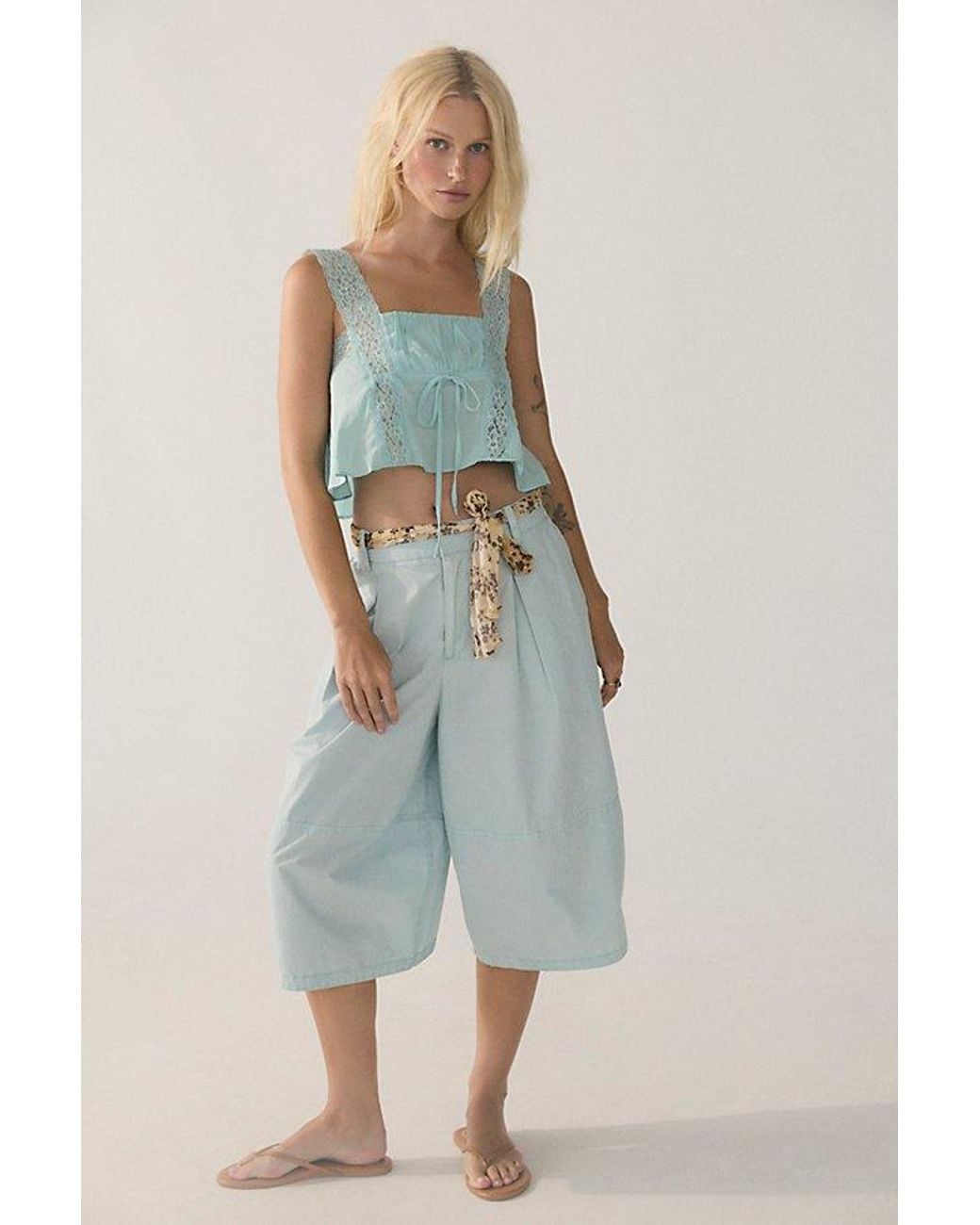 Intimately By Free People Multicolor Soft Launch Crop Top By