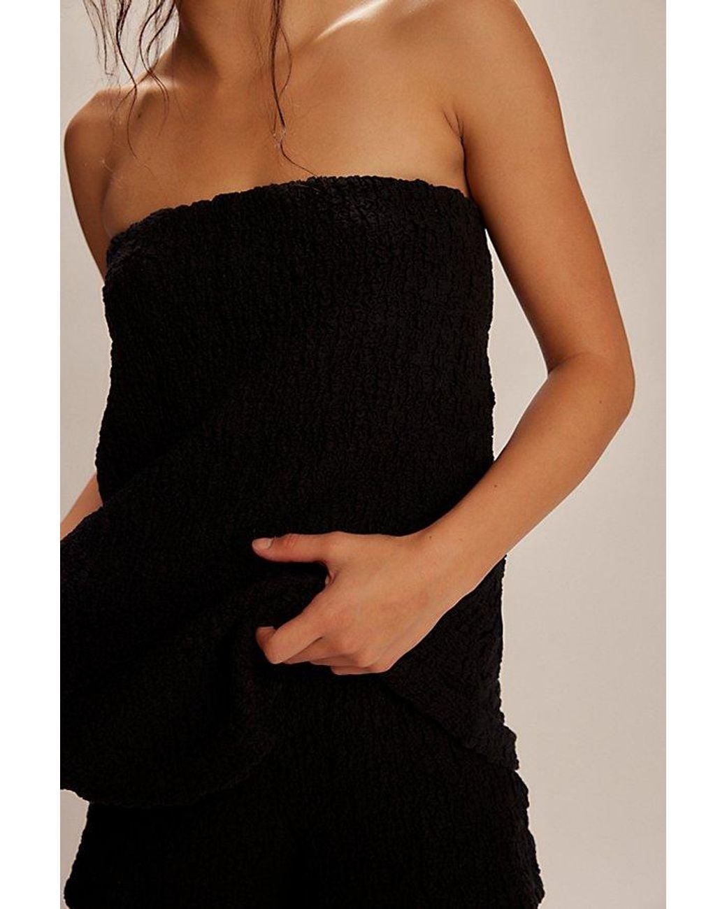 free-est Black Evelyn Romper By