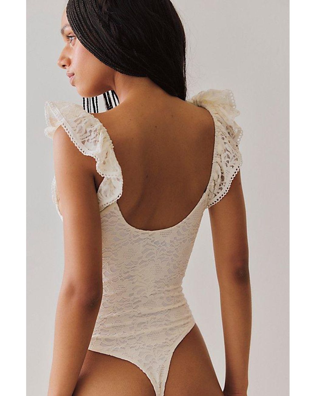 Nightcap Brown Sunflower Lace Bodysuit