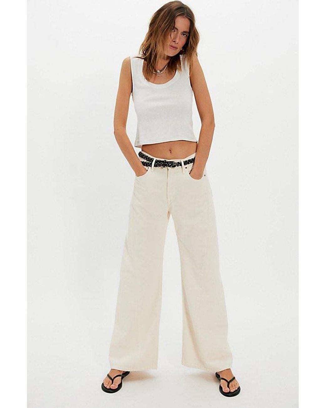 Mother Natural The Lemon Twist Sneak Jeans
