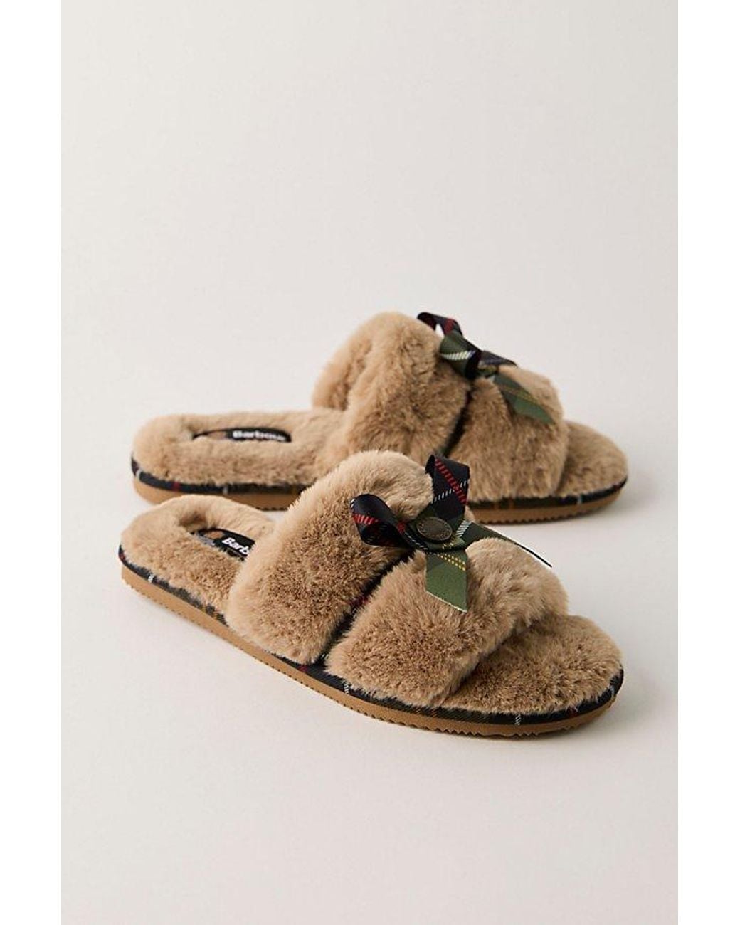 Barbour Gray Eleanora Slippers