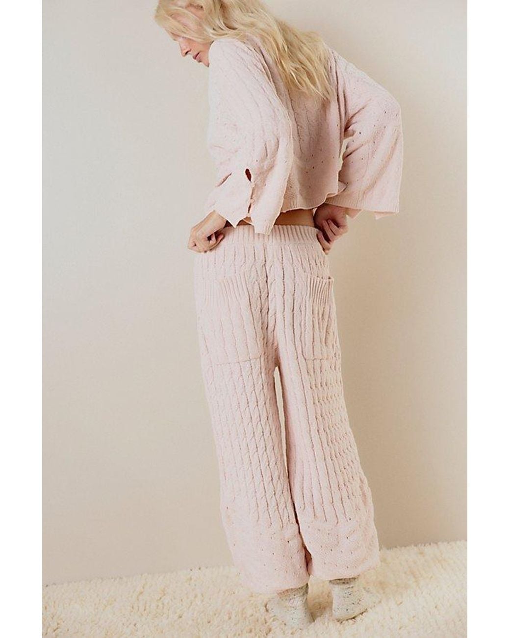 Intimately By Free People Natural Fireside Crush Joggers By