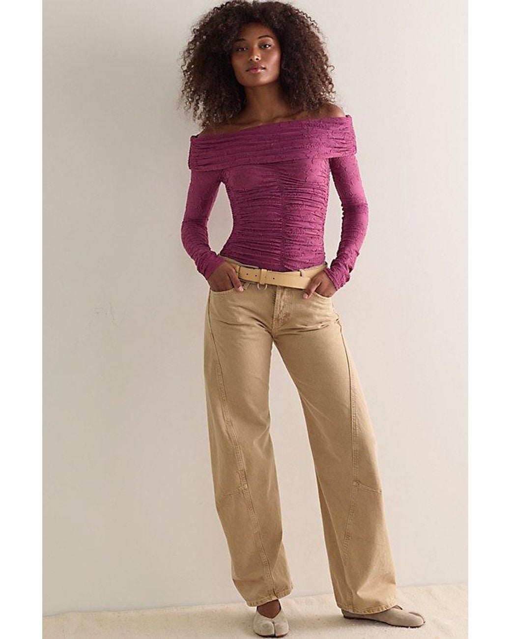 Intimately By Free People Purple Night Shift Bodysuit By