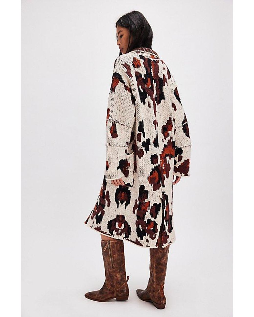Free People Trudie Sweater Coat Lyst