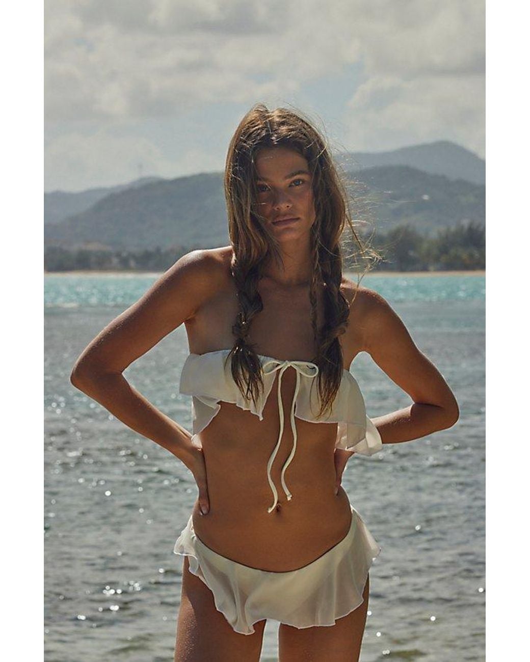 Mare Perpetua Brown The Nostalgia Bikini Top