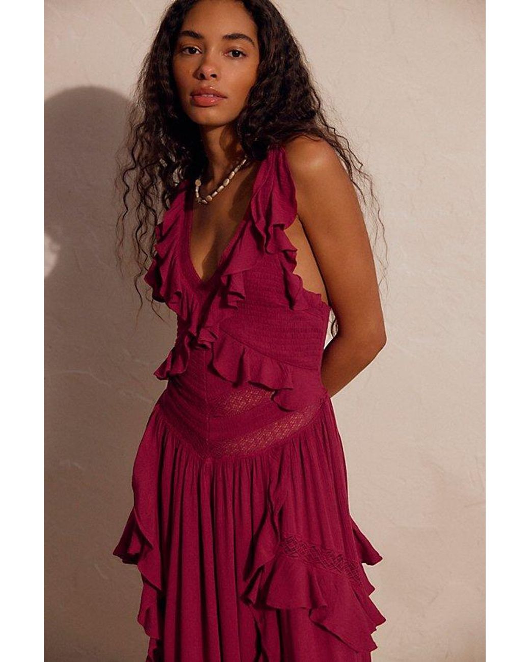 free-est Red Marsai Maxi Dress By