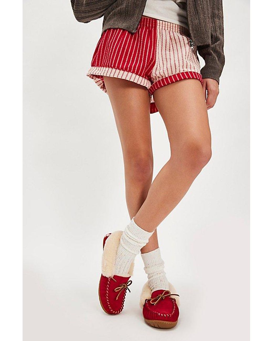 L.L. Bean Red L. L.Bean Wicked Good Moccasins