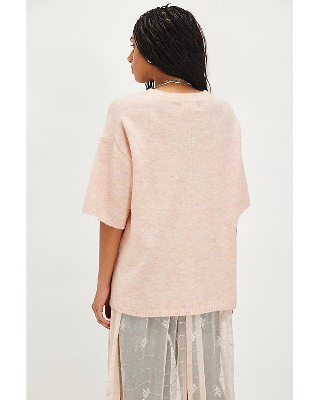 Free People Blue Margot Softspun Sweater Tee