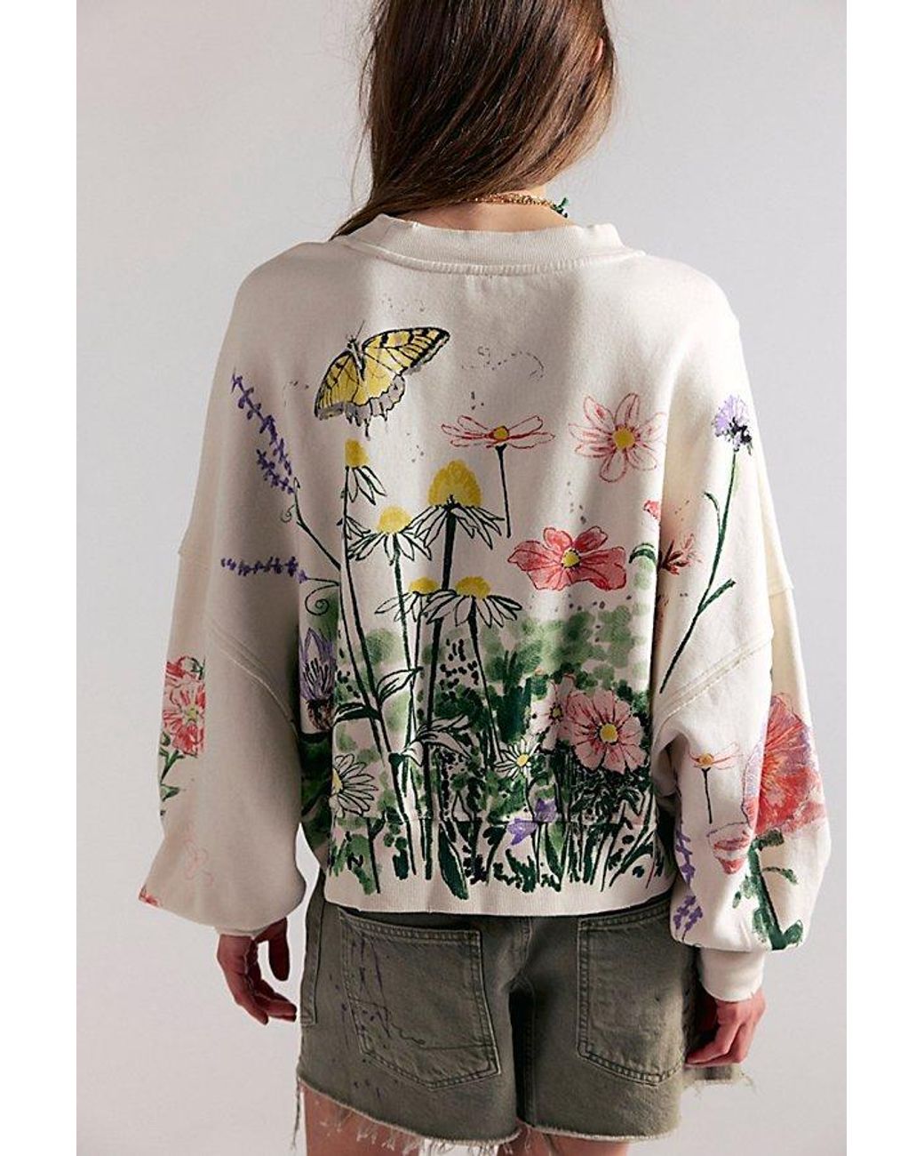 Free People Multicolor Gaia Sweatshirt