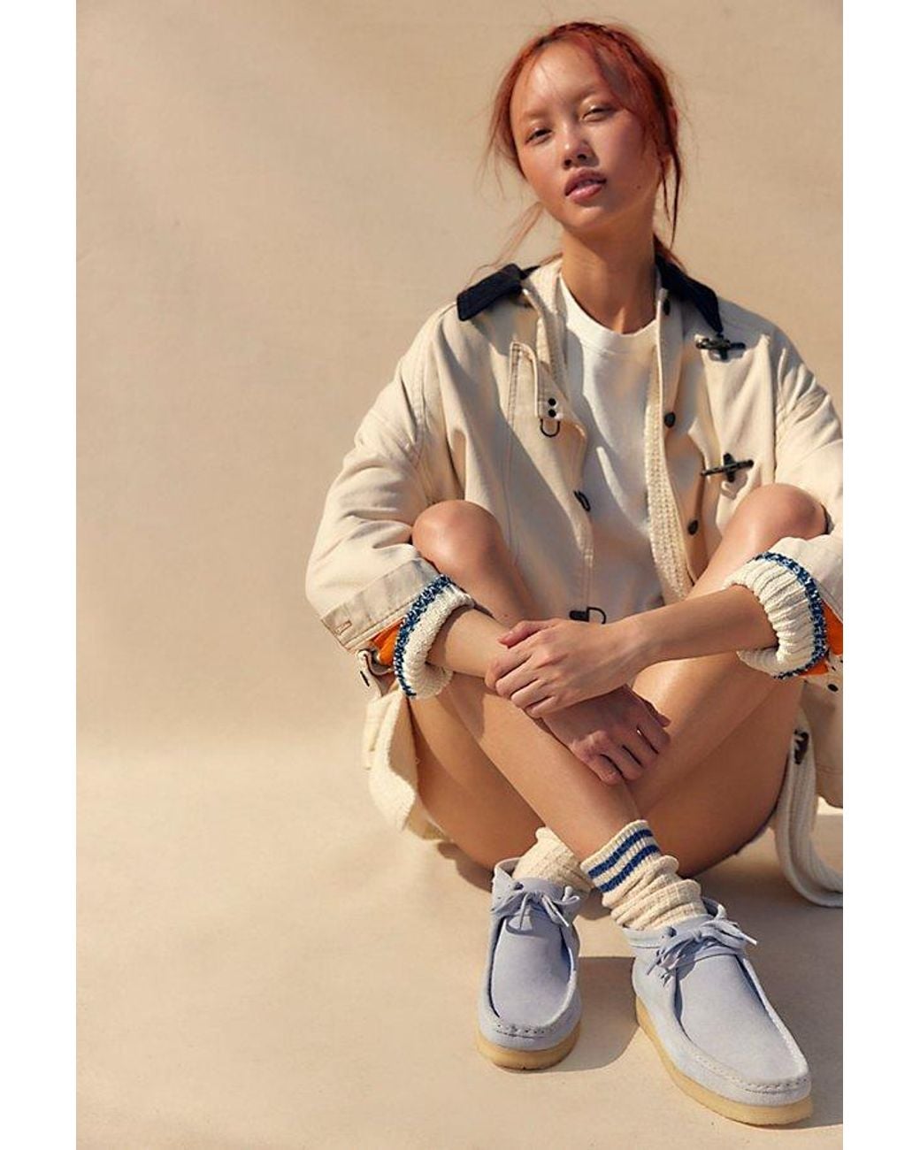 Clarks Natural Wallabee Boots