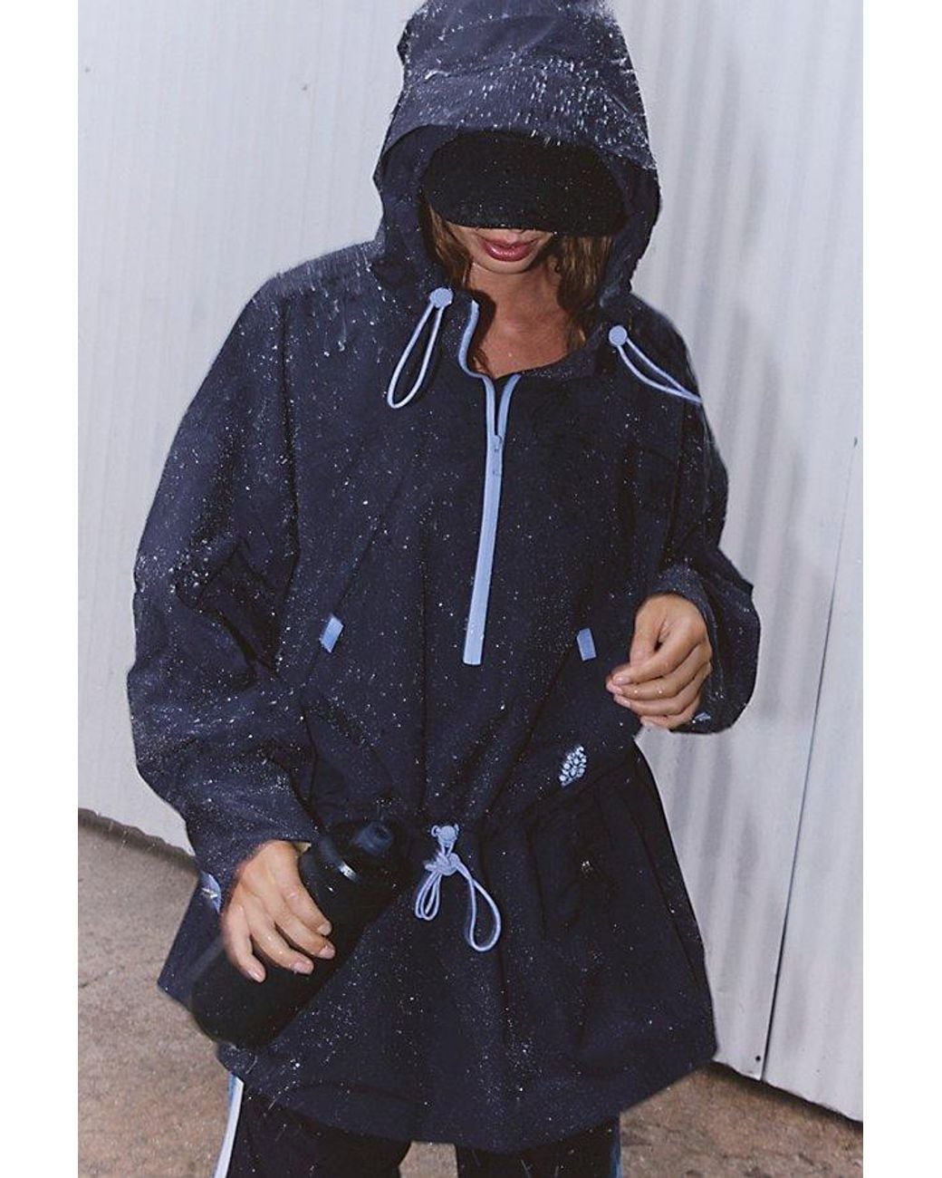 Fp Movement Blue Misty Mountain Waterproof Pullover