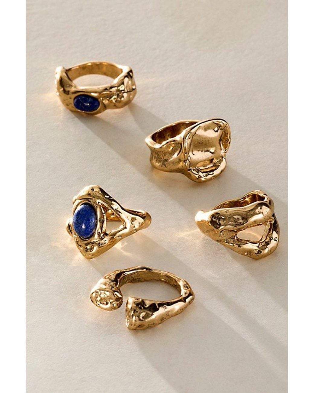 Free People Natural Ring Ring Set