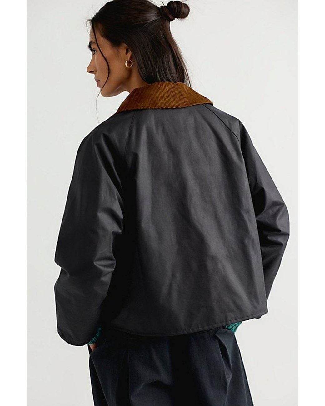 Barbour Blue Arlene Wax Jacket