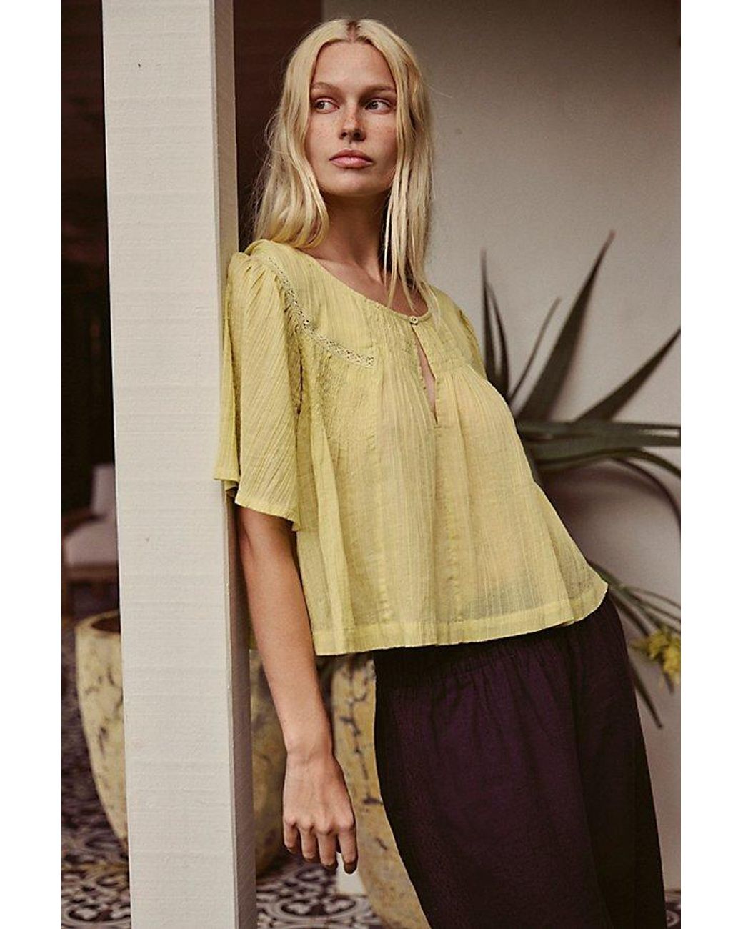 free-est Natural Layla Top By