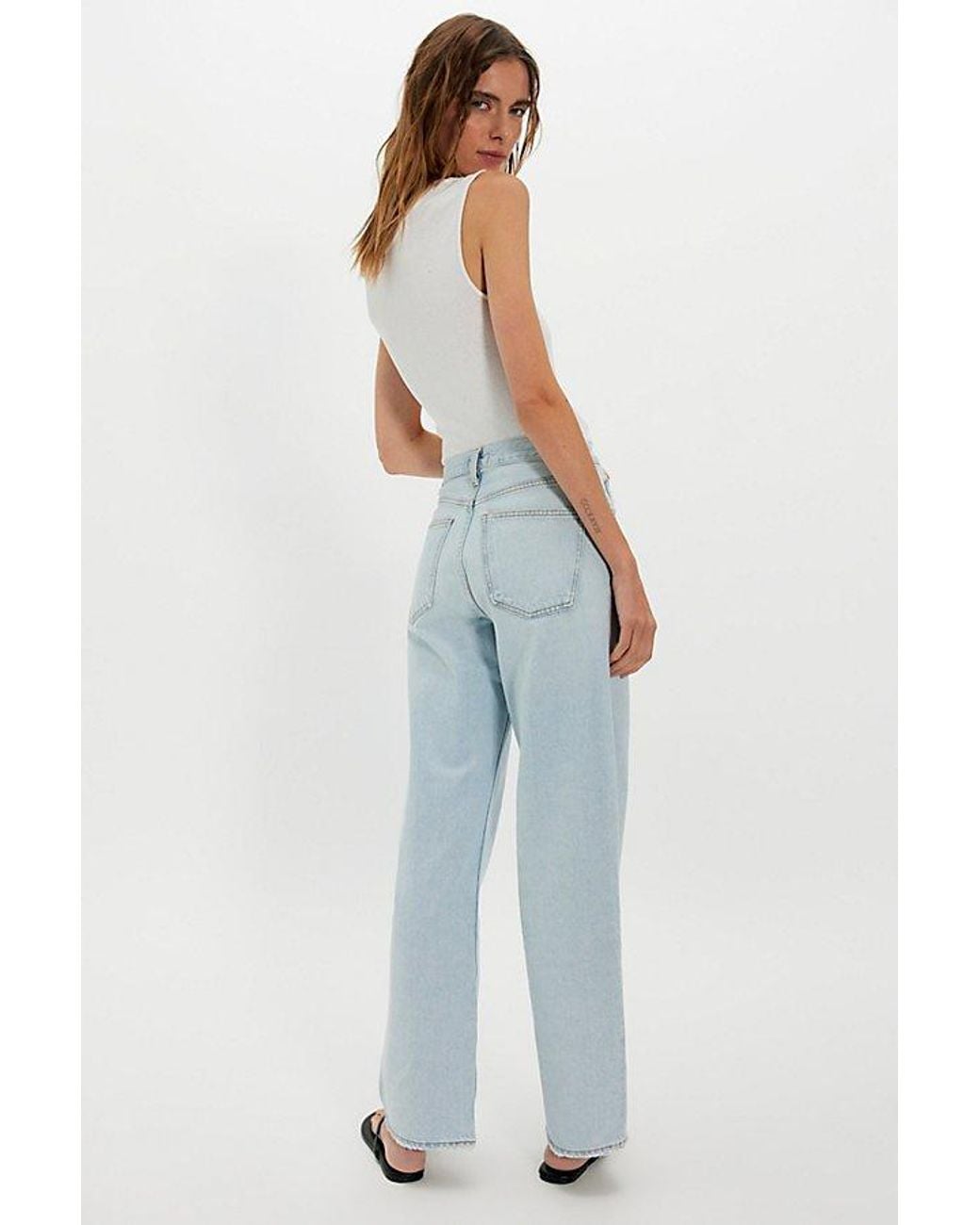 Agolde Blue Long Arc Jeans