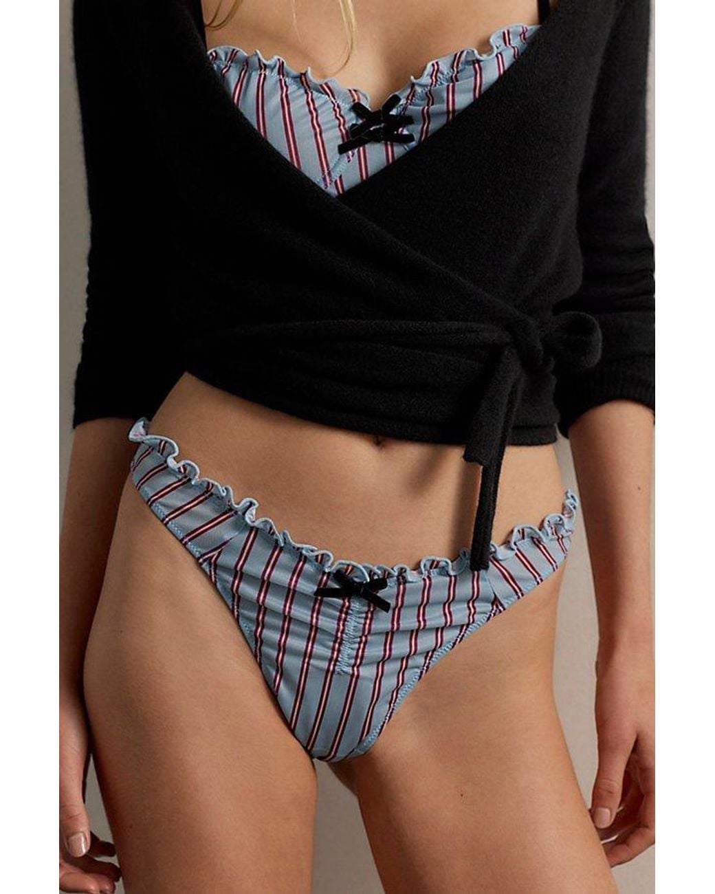 Wild Lovers Black Elina Thong
