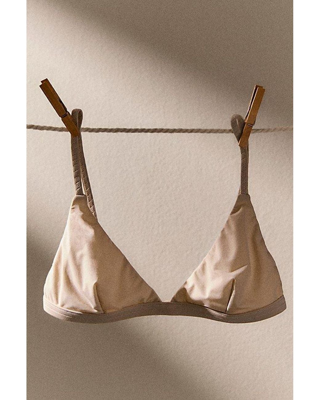 Intimately By Free People Brown Charlie Microfiber Triangle Bralette By