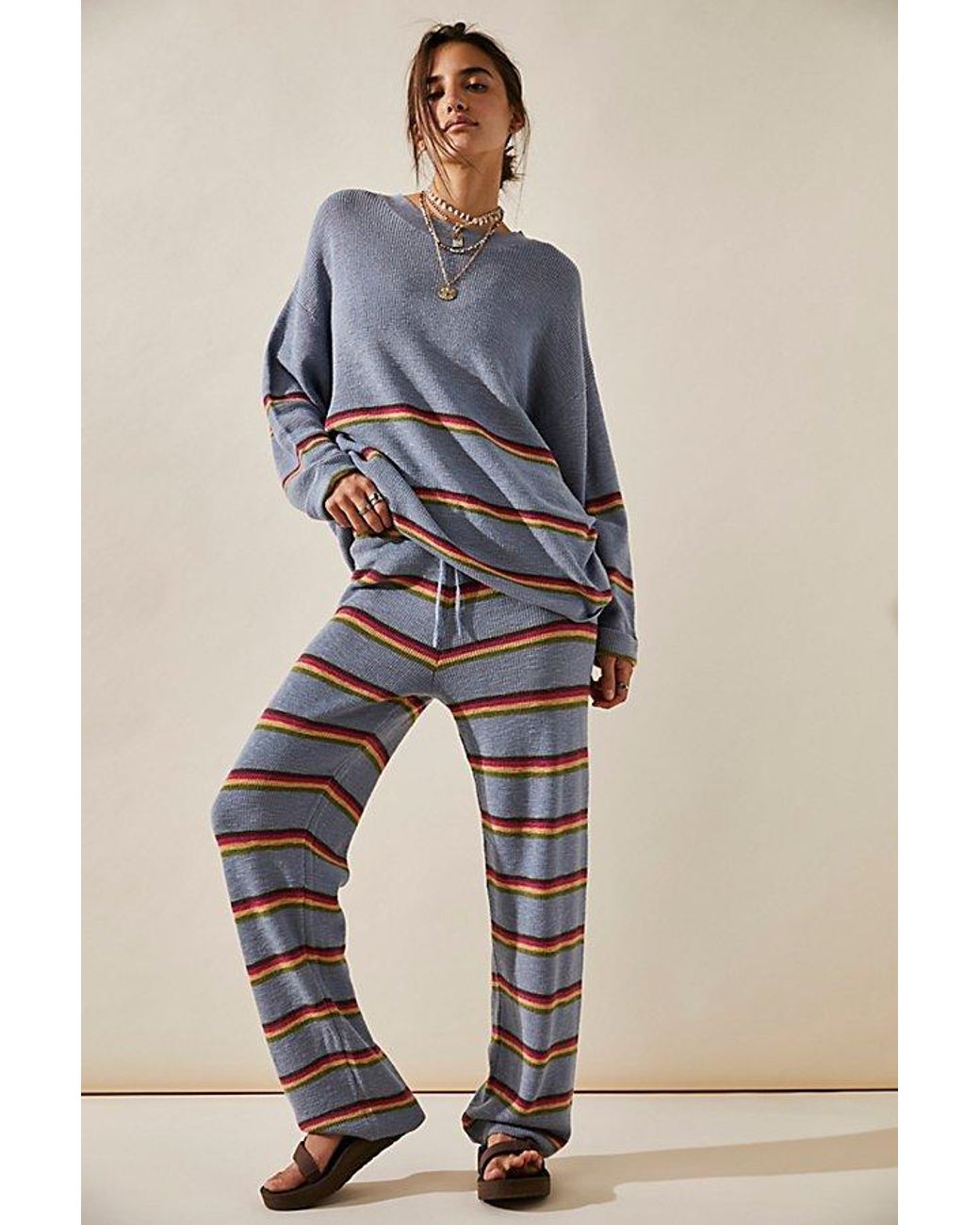 free-est Natural Mariner Sweater Co-ord