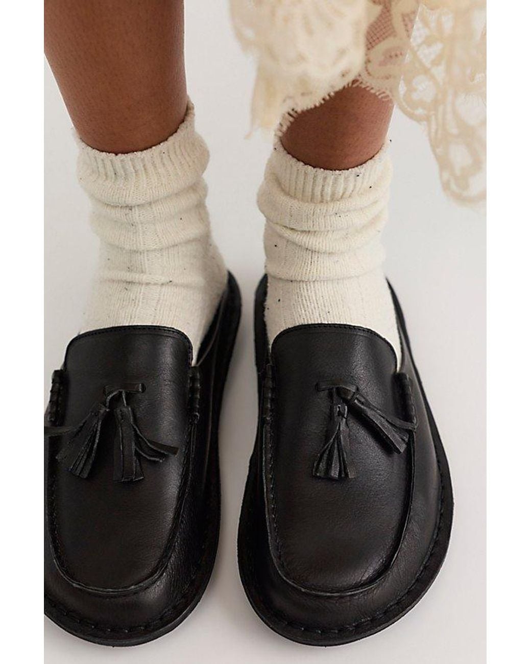 VIBAe Natural Soho Tassel Mules