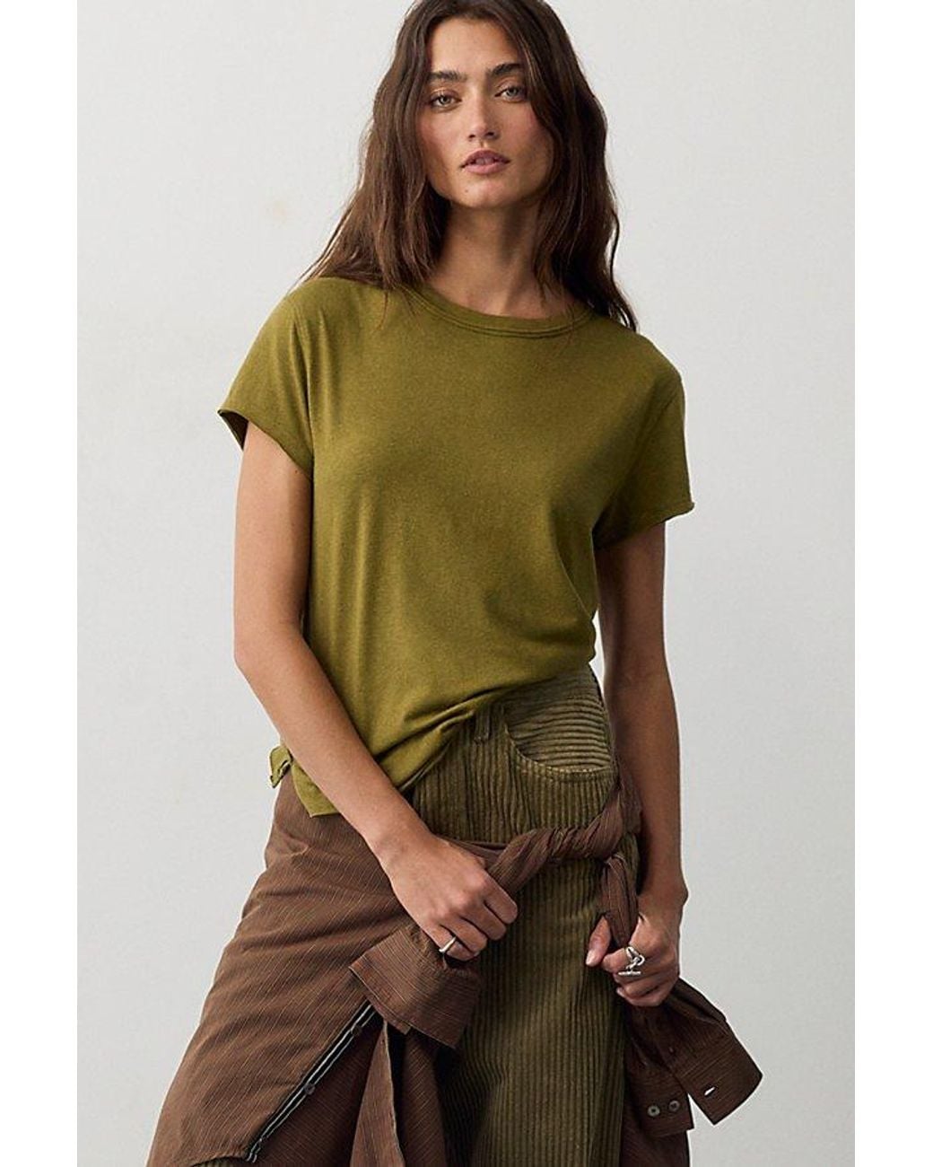 Free People Green Nova Tee